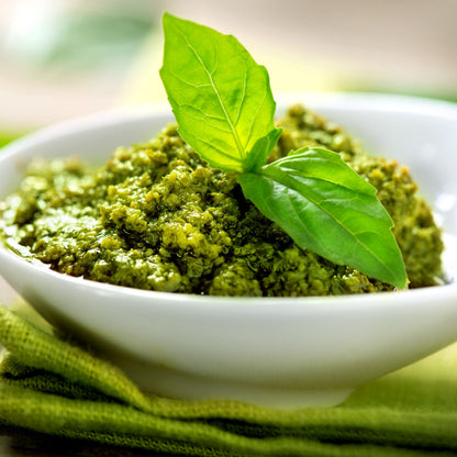 Basil Genovese Pesto in a bowl